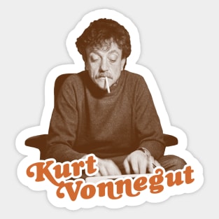 Vonnegut at the Typewriter Sticker